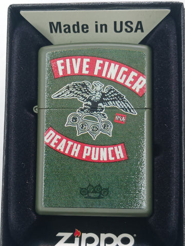 Zippo Five Finger Death Punch Green Matte 43885
