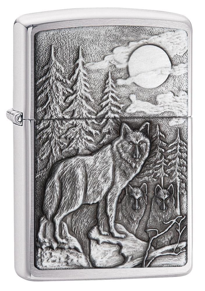 Zippo Timberwolves Emblem 20855 - Free Shipping - Real Guts Outdoor