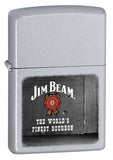 Zippo Jim Beam Rosette Satin Chrome 21018