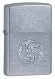 Zippo Raised Dragon Street Chrome 21035