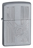 Zippo Chrysler Badge Satin Chrome 21096