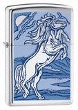 Zippo Rampant Stallion High Polish Chrome 21162