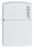 Zippo White Matte with Logo 214ZL