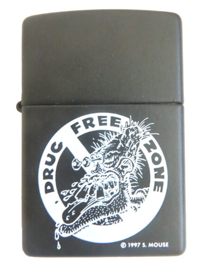 Zippo Stanley Mouse Drug Free Zone 218RA.590 - Last One in Stock