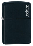 Zippo Black Matte with Logo 218ZL