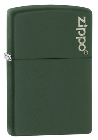 Zippo Green Matte with Logo 221ZL