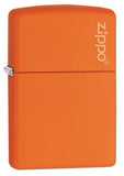 Zippo Orange Matte with Logo 231ZL
