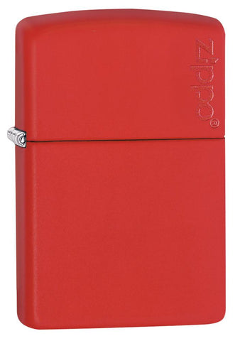 Zippo Red Matte with Logo 233ZL