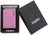 Zippo Pink Matte with Logo 238ZL