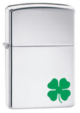 Zippo A Bit O Luck High Polish Chrome 24007