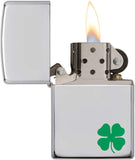 Zippo A Bit O Luck High Polish Chrome 24007
