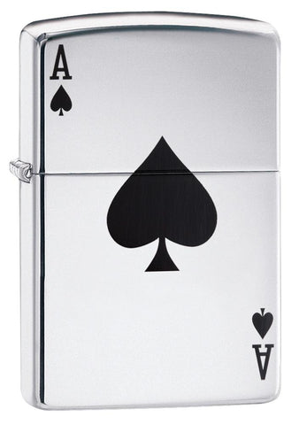 Zippo Lucky Ace High Polish Chrome 24011