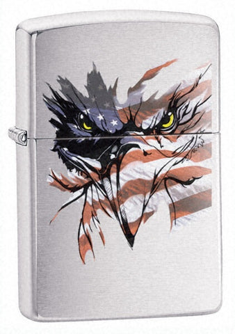 Zippo Patriotic Vision Brushed Chrome 24068