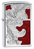 Zippo Armor Venetian Flourish High Polish Chrome 24200