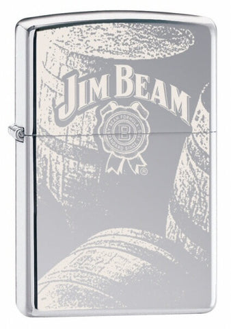 Zippo Jim Beam Barrels High Polish Chrome 24266