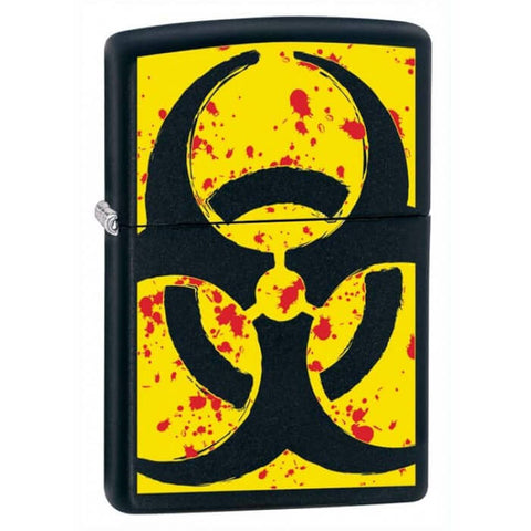 Zippo Hazardous Black Matte 24330