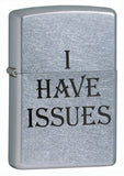 Zippo I Have Issues Street Chrome 24346