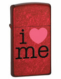 Zippo Slim I Love Me Candy Apple Red 24352