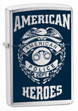 Zippo American Hero Police Street Chrome 24353