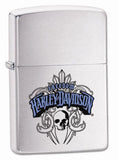 Zippo Harley Davidson Freedom Brushed Chrome 24394