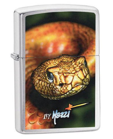 Zippo Mazzi Snake Brushed Chrome 24446