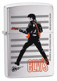 Zippo Elvis Presley Playing Guitar Brushed Chrome 24474