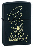 Zippo Windproof Black Matte 24481