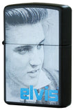 Zippo Elvis Blue Alfred Black Matte 24545