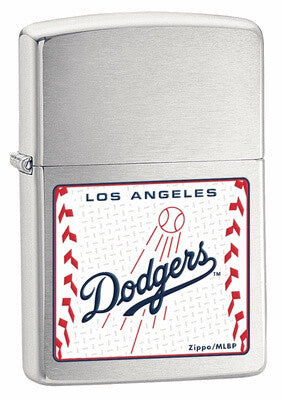 Zippo MLB Los Angeles Dodgers Brushed Chrome 24593