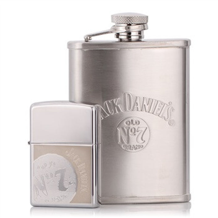 Zippo Jack Daniel's Lighter & Flask Gift Set 24652 - Last Few in