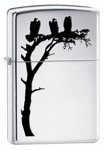 Zippo Vultures High Polish Chrome 24709