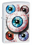 Zippo Eyeballs White Matte 24716