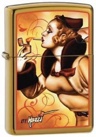 Zippo Mazzi Windy Harvest Bronze Lighter 24745