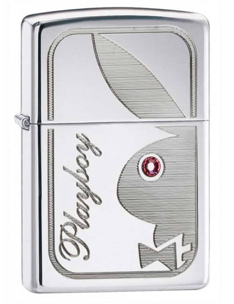 Zippo Playboy Bunny with Swarovski Crystal 24789 Free Shipping