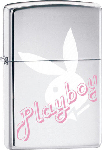 Zippo Playboy Bunny White High Polish Chrome 24790