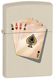Zippo Four of a Kind Cream Matte 24795