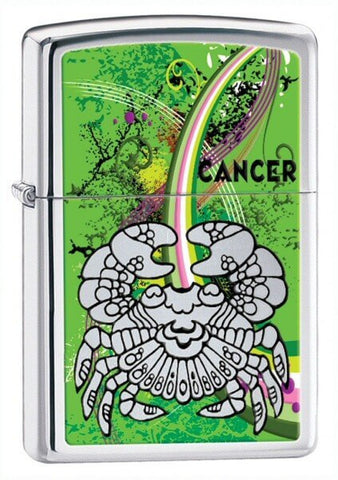 Zippo Zodiac Cancer High Polish Chrome 24934