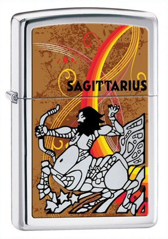 Zippo Zodiac Sagittarius High Polish Chrome 24939