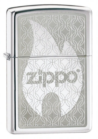 Zippo Hidden Flame High Polish Chrome 24942