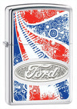 Zippo Ford Oval Contemporary High Polish Chrome 24946
