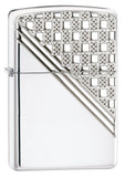 Zippo Elegance Armor High Polish Chrome Lighter, 24952