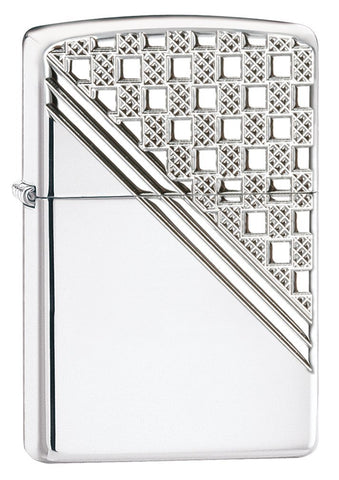 Zippo Elegance Armor High Polish Chrome Lighter, 24952