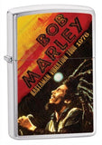 Zippo Bob Marley Rastaman Vibration Tour 1976 Brushed Chrome 24992