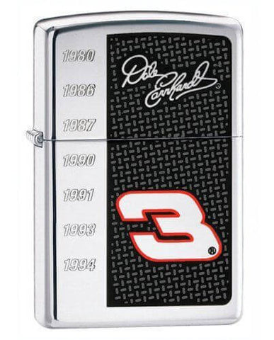 Zippo Dale Earnhardt Years High Polish Chrome 24995