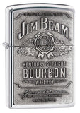 Zippo Jim Beam Pewter Emblem High Polish Chrome 250JB.928