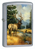 Zippo Linda Picken Elk Street Chrome 28008