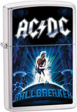 Zippo ACDC Ballbreaker Brushed Chrome 28020