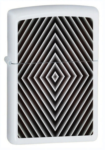 Zippo Diamond Bull's Eye White Matte 28039