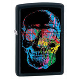 Zippo Skull Black Matte 28042