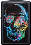 Zippo Skull Black Matte 28042